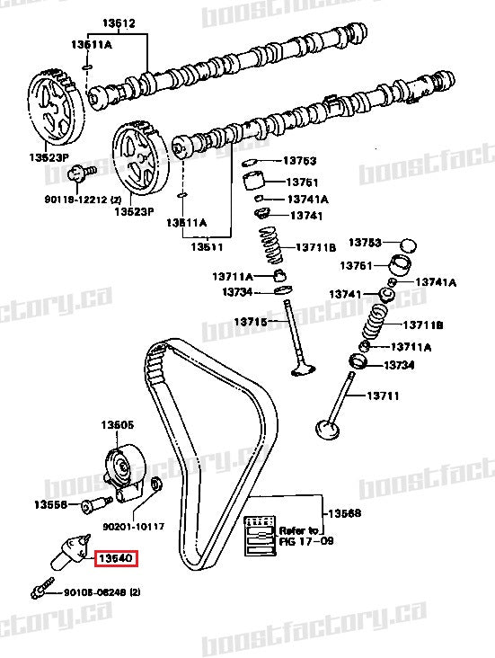 1JZ 2JZ Timing tensioner NTN 13540 46030 Boost Factory