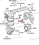 Genuine Toyota 2JZ-GTE  VVTi Upper Timing Belt Cover - 11303-46040