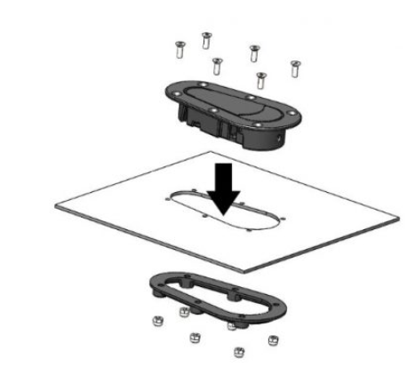 Aerocatch 120-2100 Above Panel Locking