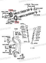 Genuine Toyota Beams 3SGE VVTi  Cam Gears IN OR EX - 13050-74020 / 13060-74010