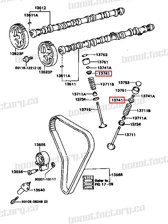 Genuine Toyota 2JZ-GTE Valve Spring Retainer - 13741-46020