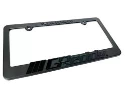 GReddy Total Tune Up License Plate Frame - Black Out - 21112001