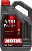 Motul 5L Engine Oil 4100 POWER 15W50 - VW 505 00 501 01 - MB 229.1 - 100273