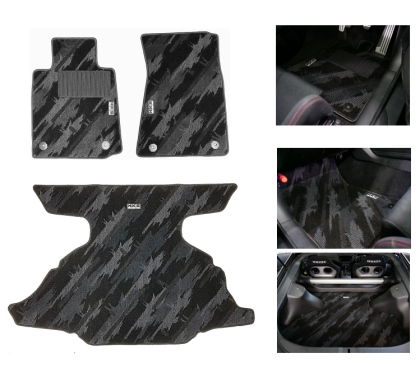 HKS FLOOR MATS RZ34 FULL SET MONOTONE OIL COLOR LHD - 53001-AN021