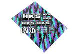 HKS MULTI STICKER SHEET OILCOLOR A4 - 51007-AK681