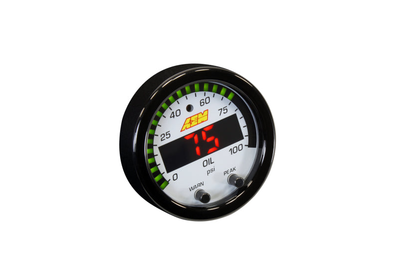 AEM X-Series Pressure 0-100psi Gauge Kit - 30-0301