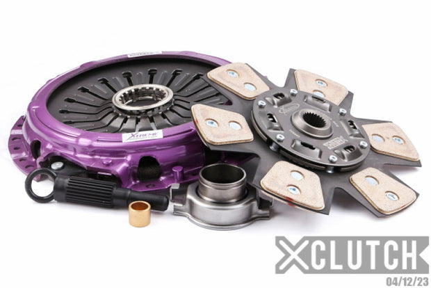 XClutch 89-94 Nissan Skyline GT-R 2.6L Stage 2R Extra HD Sprung Ceramic Clutch Kit - XKNI25003-1R