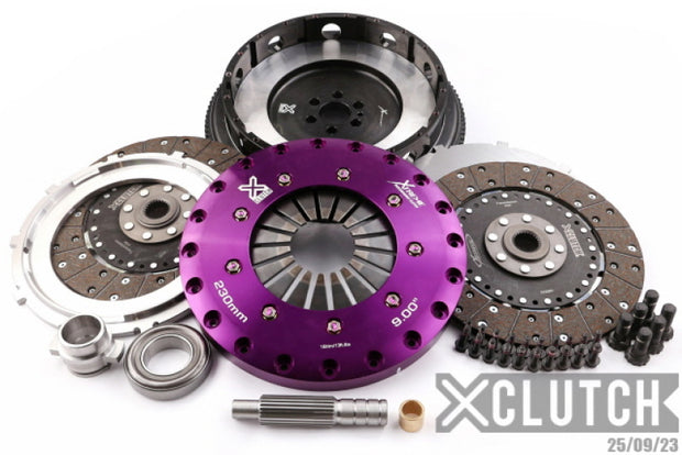 XClutch 89-94 Nissan Skyline GT-R 2.6L 9in Twin Solid Organic Clutch Kit - XKNI23530-2G