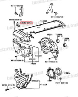 Genuine Toyota - JZX100 1JZ-GTE VVTi Upper Radiator Hose Mount Clip - 90464-00753