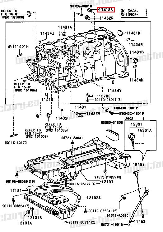 Genuine Toyota 1JZ / 2JZ Coolant Block Plug 2 Types - 90910-09102 / 96431-23814