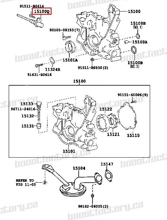 Genuine Toyota - 1JZ-GTE VVTi & 1JZ/2JZ-GE Crank Sensor  - 90919-05023