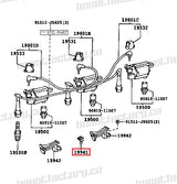 Genuine Toyota 2JZ VVTI Coil Pack Wire Mounting Clip (Single Wire) - 90929-01361