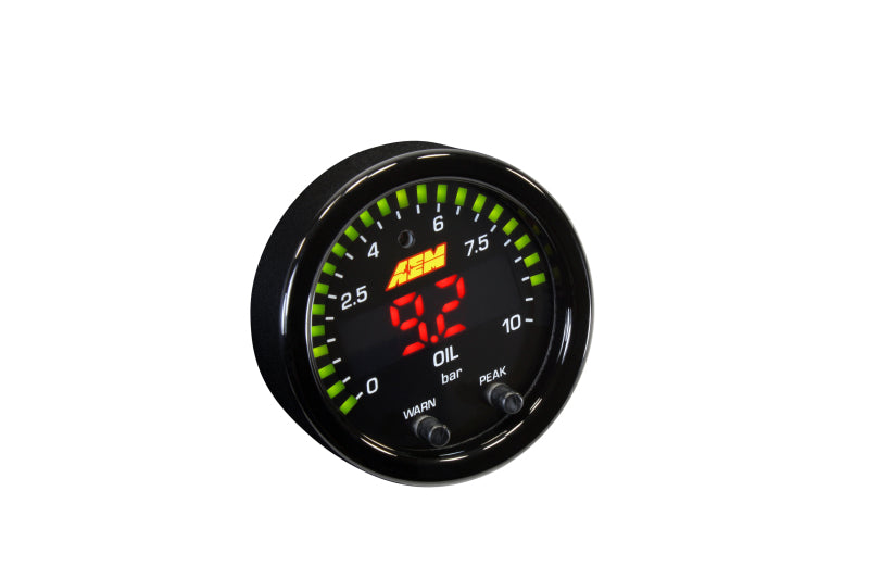 AEM X-Series 0-150 Oil Pressure Gauge Kit - 30-0307