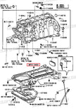 Genuine Toyota 1JZ & 2JZ Oil Pan / Pick Up Seal Kit