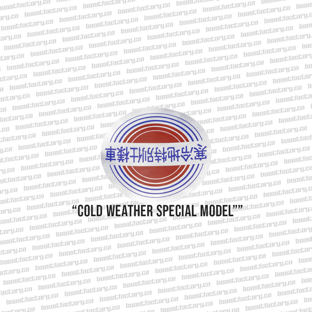 Genuine Nissan "Cold Weather Model" Sticker - 96906-89900