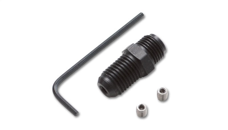 Vibrant -4AN to 7/16-24 Oil Restrictor Fitting Kit for Garrett ball bearing Turbochargers - 10287