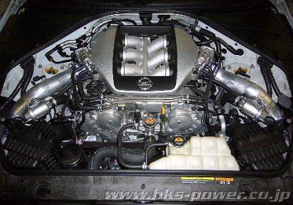 HKS 09-10 GT-R R35 SSQV4 BOV Kit Includes 2 SSQV & Polished Aluminum Pipes HKS71008-AN027