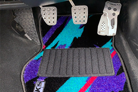 HKS Mazda RX7 FD3S 50th Anniversary Front Floormat Set (2 pcs) RHD - Oil Color - 53001-AZ001