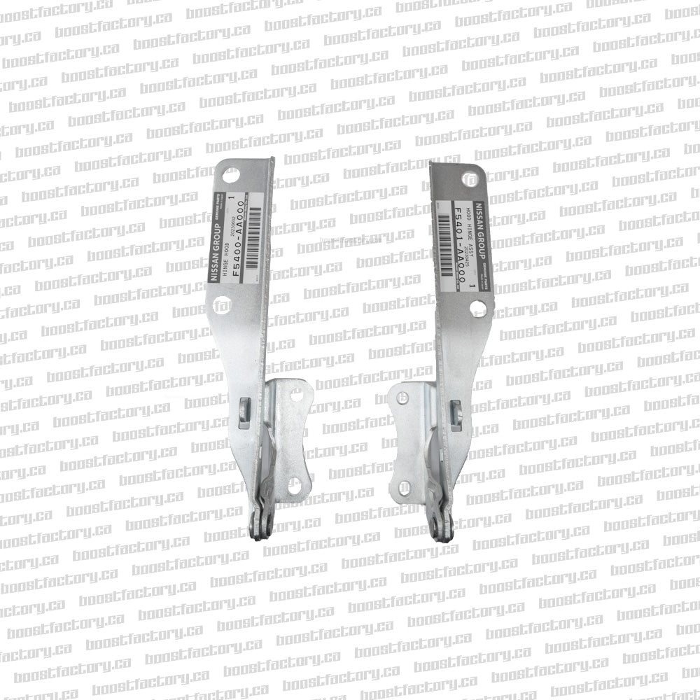 Genuine Nissan R34 GTT Hood Hinges  - F5401-AA000 / F5400-AA000