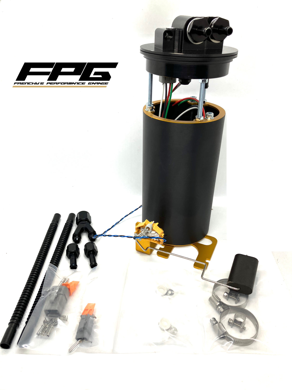 FPG Nissan Skyline R32GT-R BNR32 C34 Stagea WGNC34 In-Tank Surge Tank Single Twin Pump Hanger v4 FPG-085