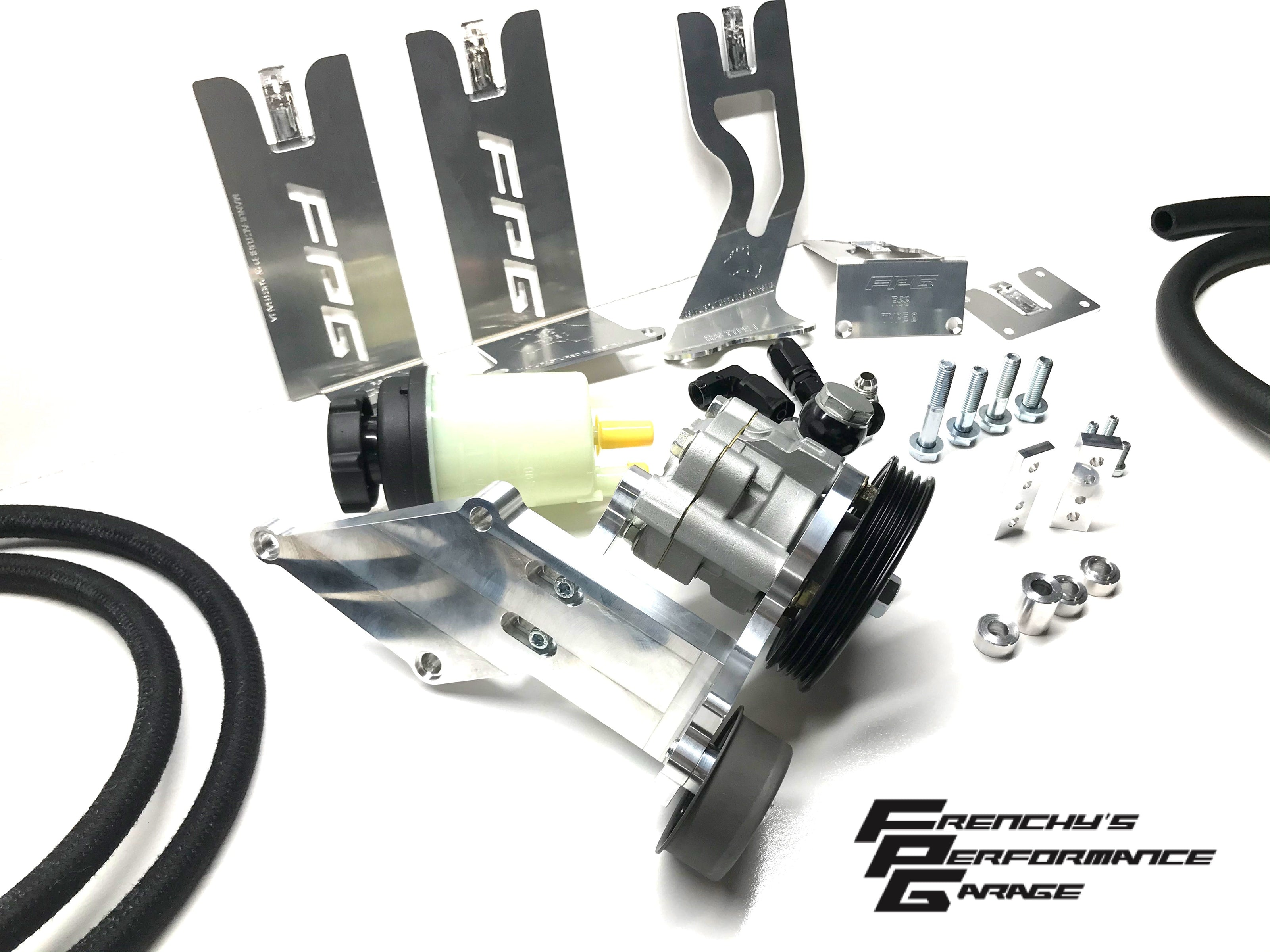 FPG Nissan RB Power Steering Kit RB20/25/26/30 Billet Mount Adjustable FPG-038