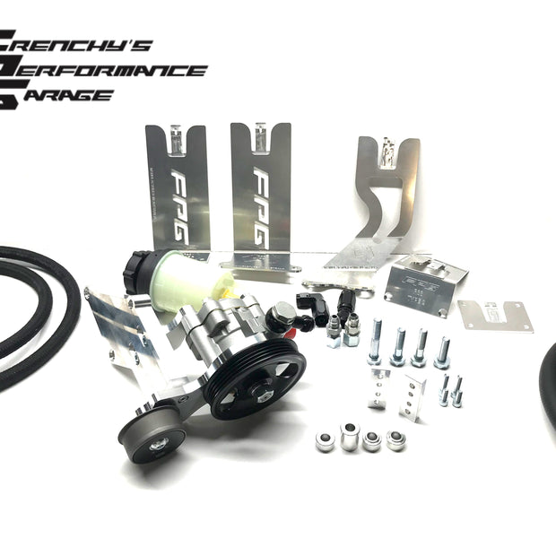 FPG Nissan RB Power Steering Kit RB20/25/26/30 Billet Mount Adjustable FPG-038