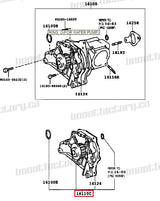 Toyota 3SGE BEAMS Water pump (With or without rear housing) 16110-79135 OR 16100-79225