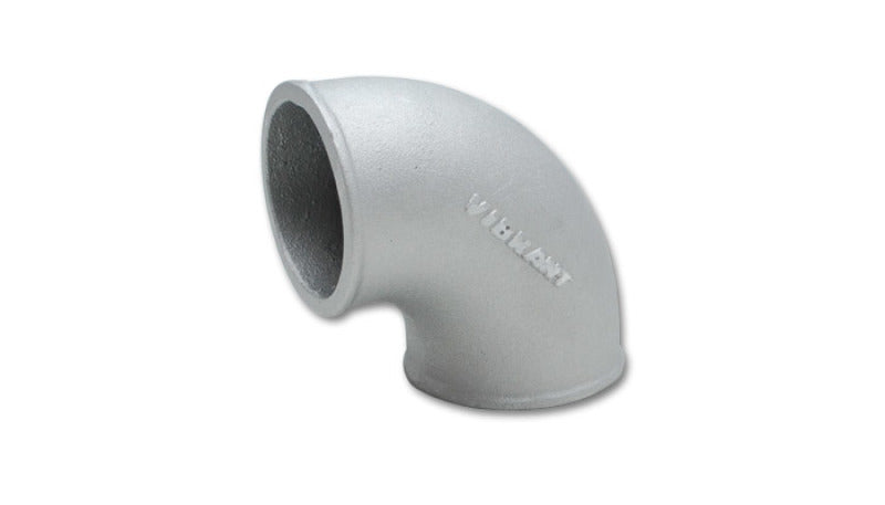 Vibrant 2in O.D. Cast Aluminum Elbow (90 degree Tight Radius) - 2872