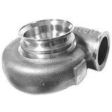 ATP Flange & Clamp, DOWNPIPE SIDE, 4" Stainless V-band W/ CLAMP, G-SERIES G40 G42 G45 V-Band Turbine Housing Exit, V1.0 - CLC-CLA-292 / ATP-FLS-380