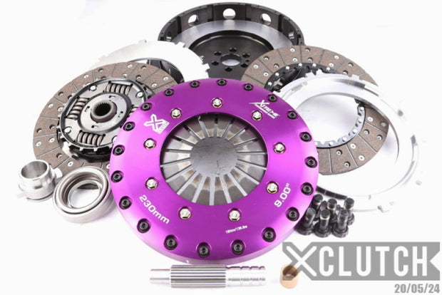 XClutch 89-94 Nissan Skyline GT-R 2.6L 10.5in Twin Sprung Organic Clutch Kit - XKNI23530-2A