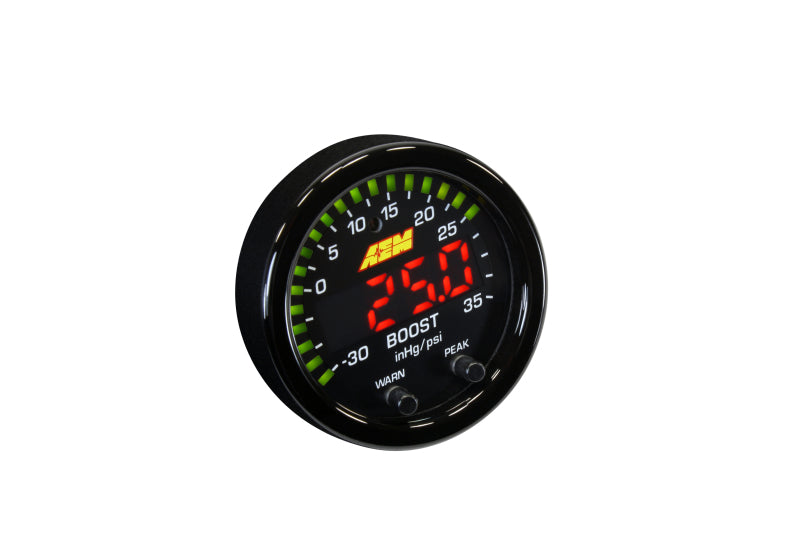 AEM X-Series Boost Pressure -30inHg 35psi Gauge - 30-0306