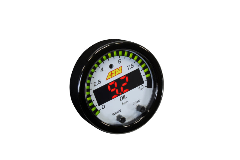 AEM X-Series 0-150 Oil Pressure Gauge Kit - 30-0307