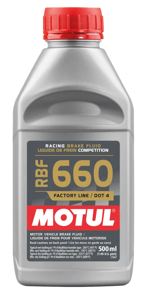 Motul 1/2L Brake Fluid RBF 660 - Racing DOT 4 - 101667