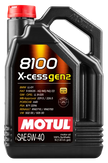 Motul 5L Synthetic Engine Oil 8100 5W40 X-CESS Gen 2 - 109776