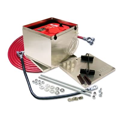 Taylor 200 Series Aluminum Battery Box Kit - 48201