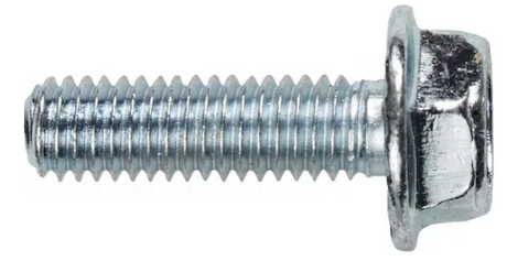 M6 x 1.0mm x 12mm Metric Bolt, Zinc Coated