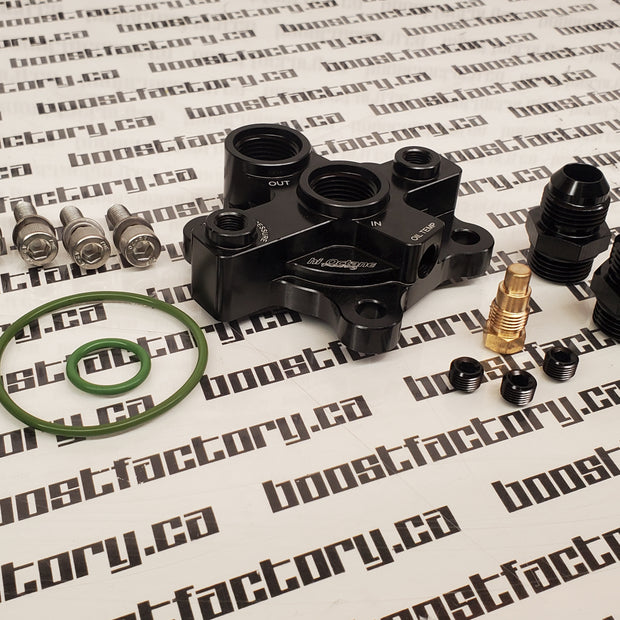 HI OCTANE / TAARKS RACING RB OIL BLOCK ADAPTOR -10