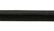 Vibrant -6 AN Black Nylon Braided Flex Hose (5 foot roll)