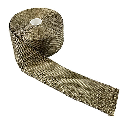 748501 50' x 1" Wide Header Exhaust Wrap Hi-Temp Basalt Fibre