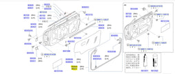 Genuine Nissan R32 Skyline 2 Door Seal Weatherstrips