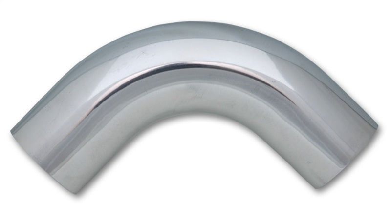 Vibrant 3in O.D. Universal Aluminum Tubing (90 degree bend) - Polished 2176