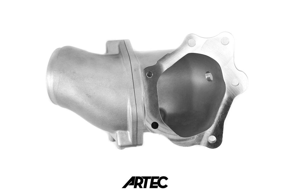 Artec Mitsubishi Evolution Evo 10 4B11T 4"- 3.5” Cast Outlet O2 Housing Dump Pipe