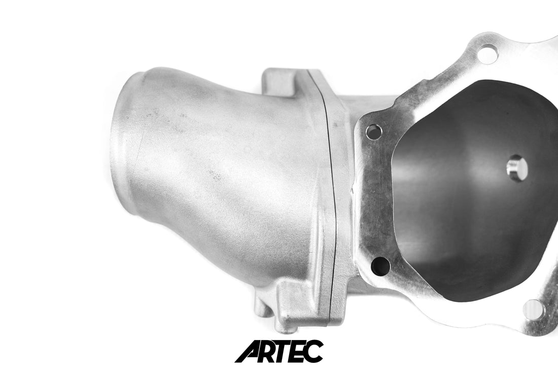 Artec Mitsubishi Evolution Evo 10 4B11T 4"- 3.5” Cast Outlet O2 Housing Dump Pipe