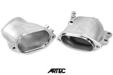 Artec Mitsubishi Evolution Evo 10 4B11T 4"- 3.5” Cast Outlet O2 Housing Dump Pipe