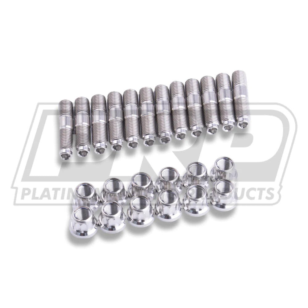 PLATINUM RACING PRODUCTS - PRO SERIES TITANIUM EXHAUST MANIFOLD STUD KIT RB26