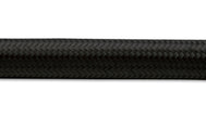 Vibrant -6 AN Black Nylon Braided Flex Hose (5 foot roll)