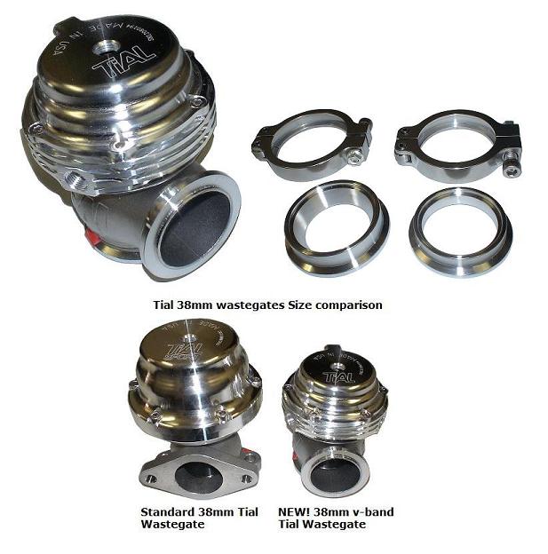 Tial MVS External Wastegate, V-banded 38mm (aka V38 aka MVS 38mm) - Boost Factory